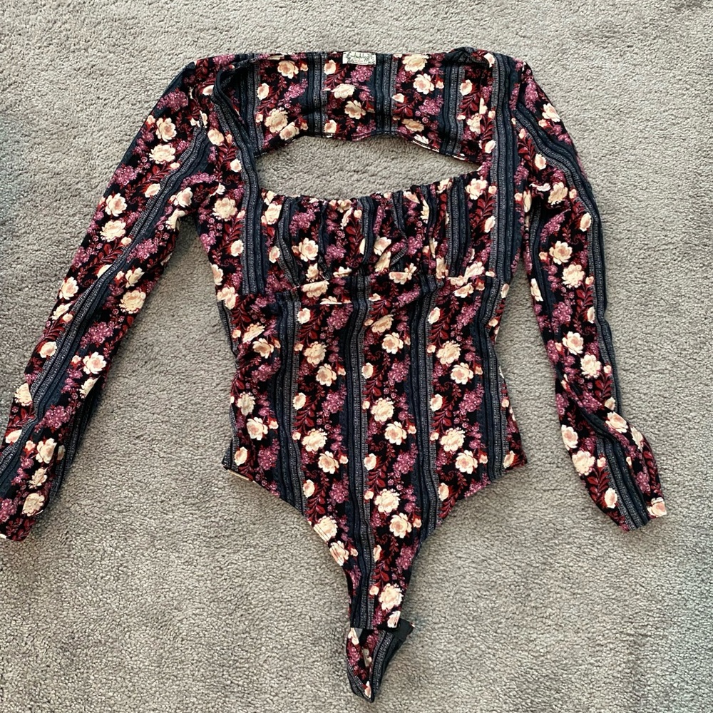Anthropologie Floral Patterned Top